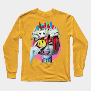 pencil lorra doodle Long Sleeve T-Shirt